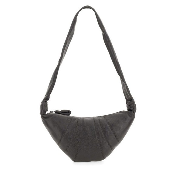 Lemaire Crescent-Shaped Shoulder Bag With Textured Cowhide Design - NWT - Picture 1 of 3